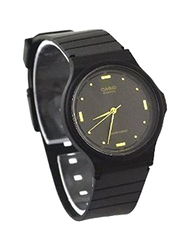 Casio Youth Series Analog Watch for Men with Resin Band, Water Resistant, MQ-76-1ALDF, Black