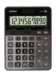 Casio 10-Digit Basic Calculator, DS-1B, Grey/Black