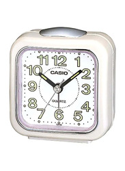 Casio Square Shape Alarm Clock, White