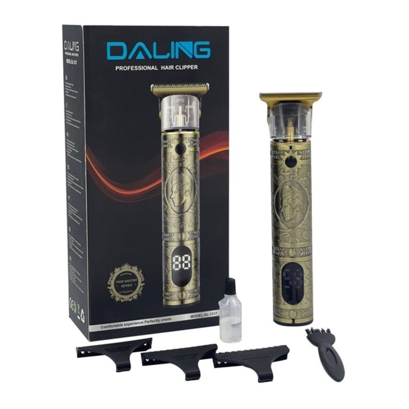 

Daling Rechargeable Hair Clippers with Digital Display, DL-1317, Multicolour