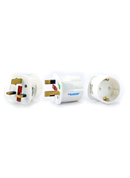 Terminator 3 Sockets Suchko Outlet 4X Adaptor, TTA 13ASC, White