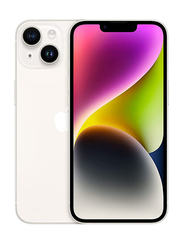 Apple iPhone 14 128GB Starlight, 6GB RAM, 5G, Single Sim Smartphone