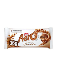 Nestle Aero Medium Milk Chocolate Bar, 36g