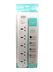 5 Way Extension Board, White