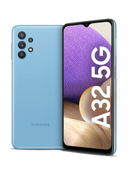 Samsung Galaxy A32 128GB Blue, 6GB RAM, 4G LTE, Dual Sim Smartphone, UAE Version