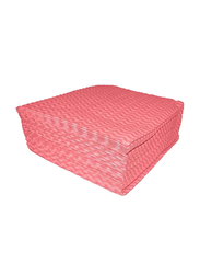 Castillo 50-Piece Environment Friendly Disposable Wipes, 33x33cm, Red