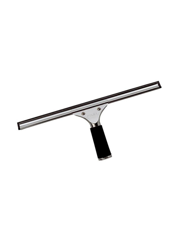 

AKC Stainless Steel Glass Wiper Premium Rubber, 45cm, Silver/Black