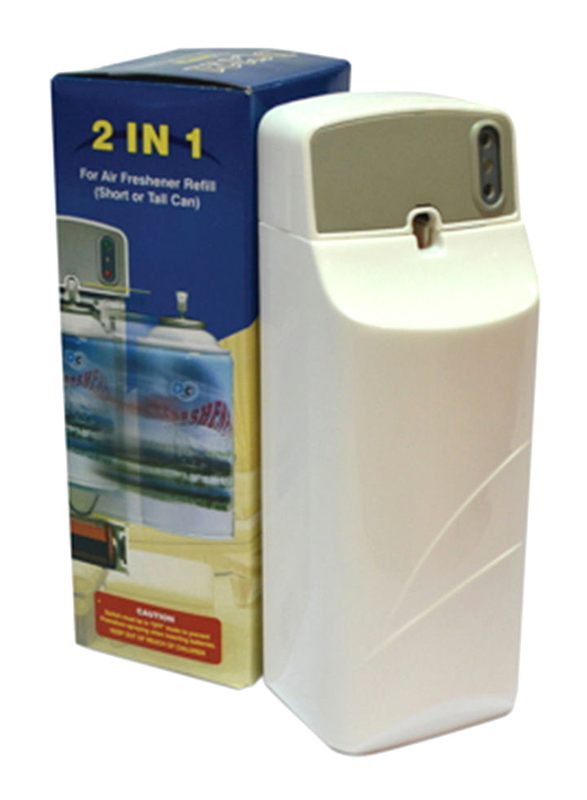 

2-In-1 Air Freshener Dispenser, White
