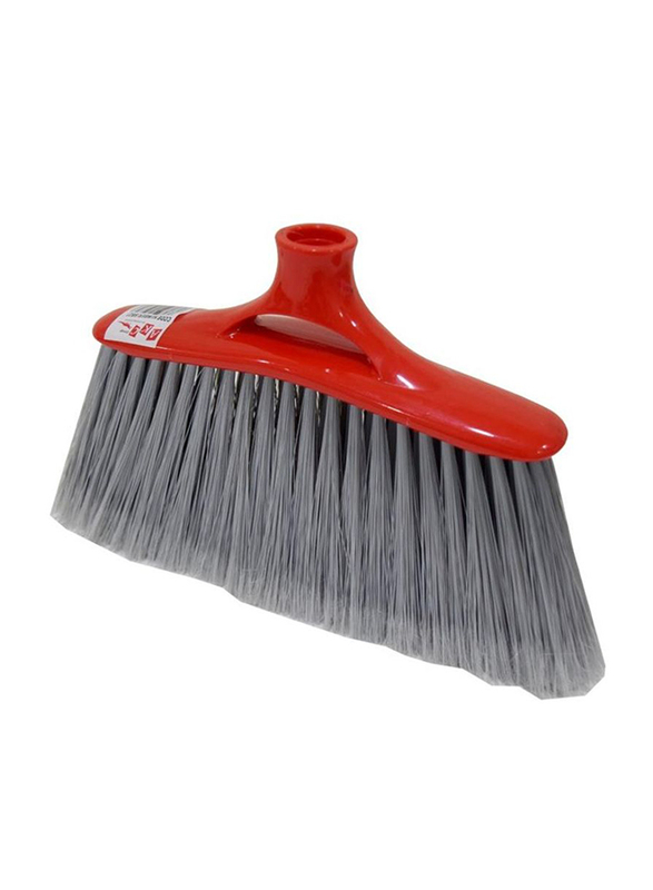

AKC Soft Broom and Metallic Handle with Screw Thread, 22x3.5cm, Red