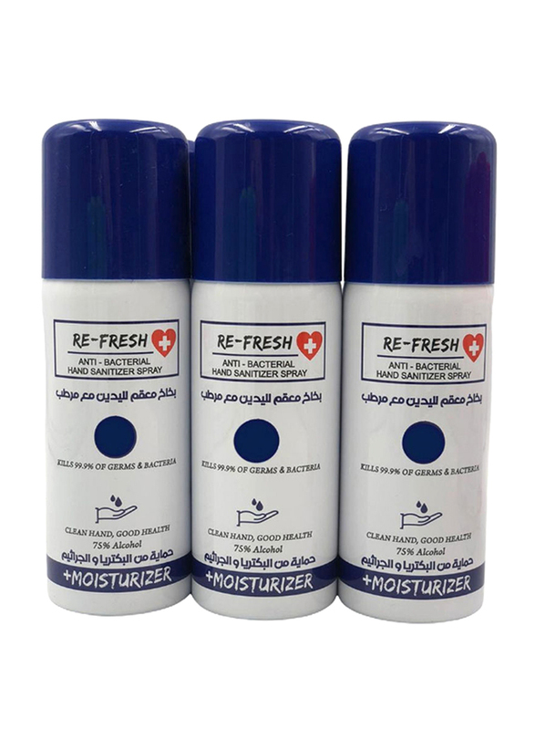 

Refresh Ocean Wave Hand Sanitizer Spray, 150ml x 3 Piece