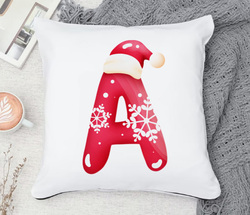 Giftbag Personalised X-Max Letter Cushion, 36 x 36cm, White