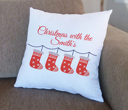 Giftbag Personalised Family X-Max Cushion, 36 x 36cm, White