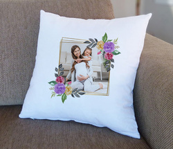Giftbag Mom & I Personalised Cushion, 36 x 36cm, White