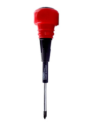 Hero 4-inch x 6mm Electrical Works Screwdriver Star, Black/Red