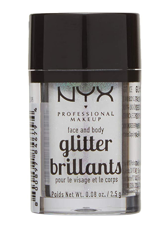 

Nyx Professional Makeup Face & Body Glitter, Ice 07