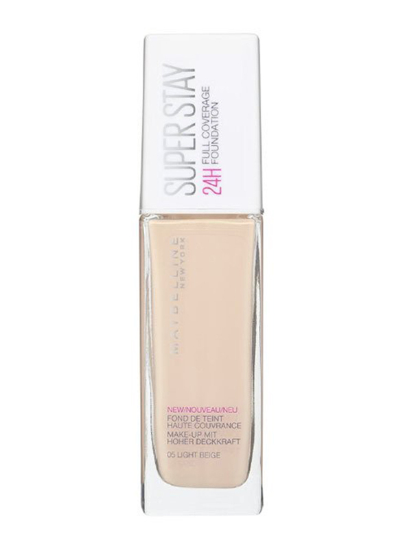 

Maybelline New York Superstay 24H Longlasting Foundation, 05 Light Beige