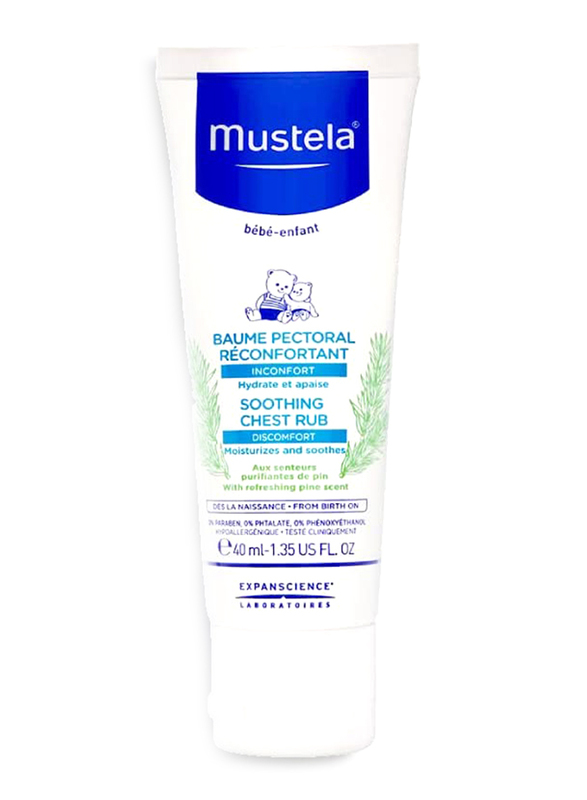 

Mustela 40ml Soothing Chest Rub for Kids