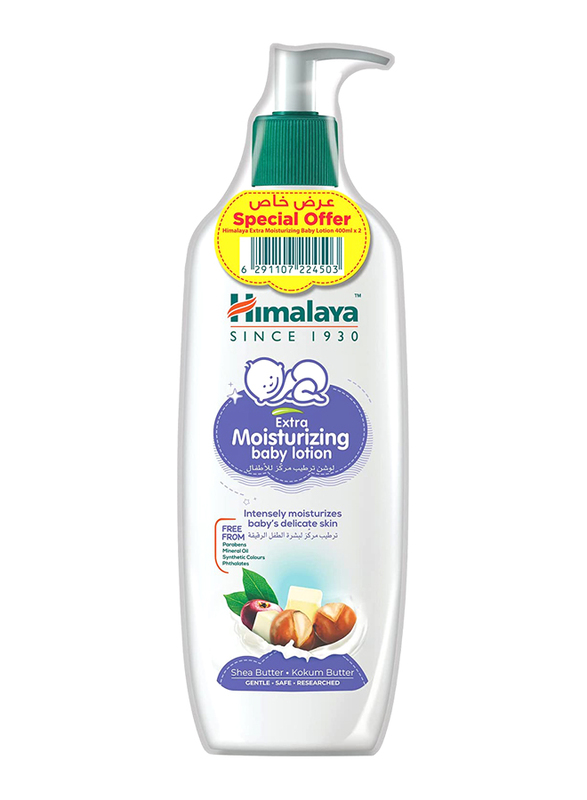 

Himalaya 2 x 400ml Extra Moisturizing Baby Lotion