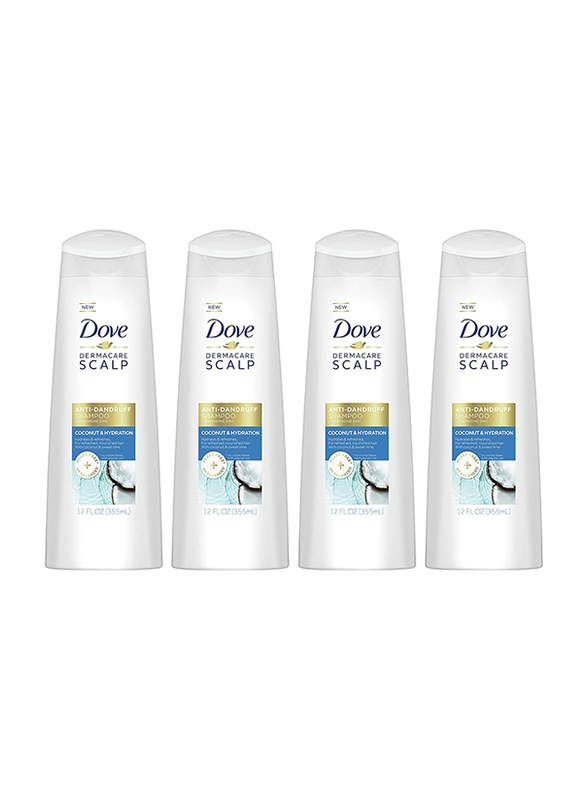 

Dove Dermacare Scalp Anti-Dandruff Shampoo, 4 Pieces x 12oz