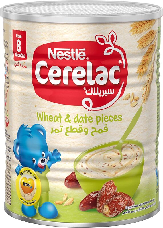 

Nestle Cerelac Wheat & Date Pieces Infant Cereal, 400g