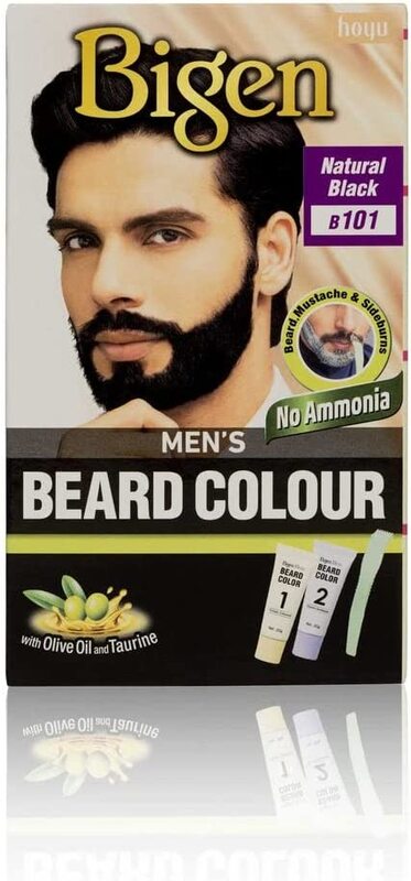 

Bigen Men's Beard Colour Cream, Natural Black B101, 40gm