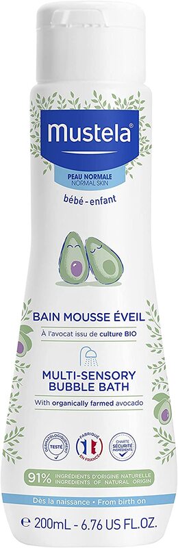 

Mustela Multi Sensory Bubble Bath, 200ml