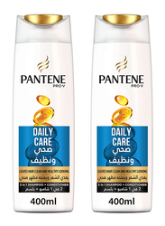 Pantene Pro-V Daily Care 2in1 Shampoo + Conditioner, 2 Pieces x 400ml