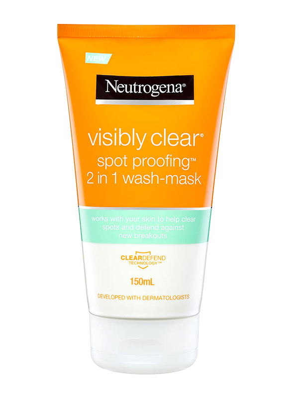 

Neutrogena Visibly Clear Spot Proofing 2-in-1 Wash Mask, 150ml