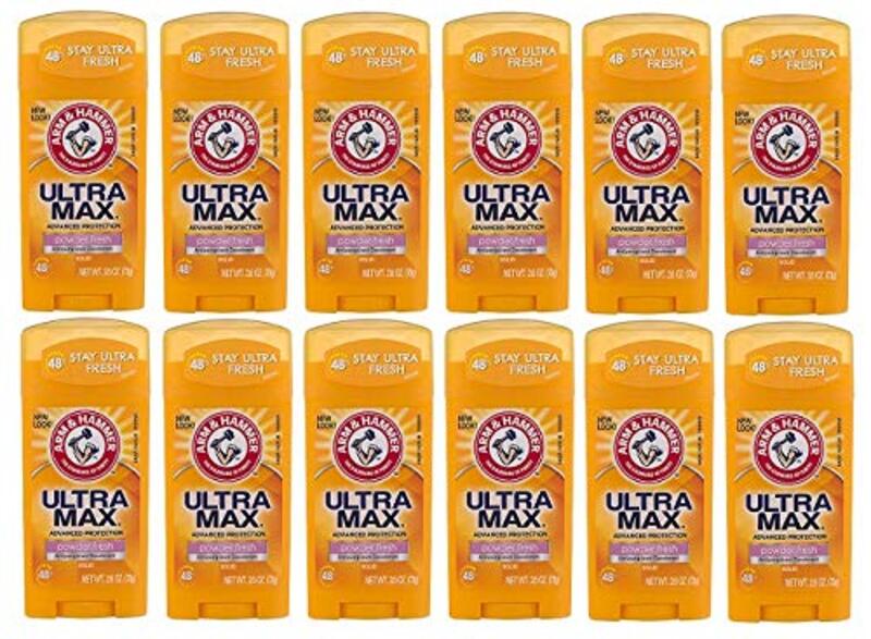 

Arm & Hammer Ultra Max Solid Powder Fresh Antiperspirant & Deodorant, 2.6oz, 12 Pieces
