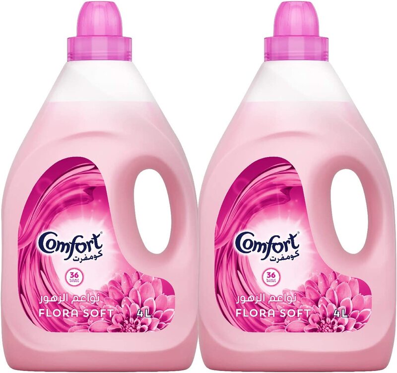 

Comfort Flora Soft Fabric Softener, 2 x 4 Liters