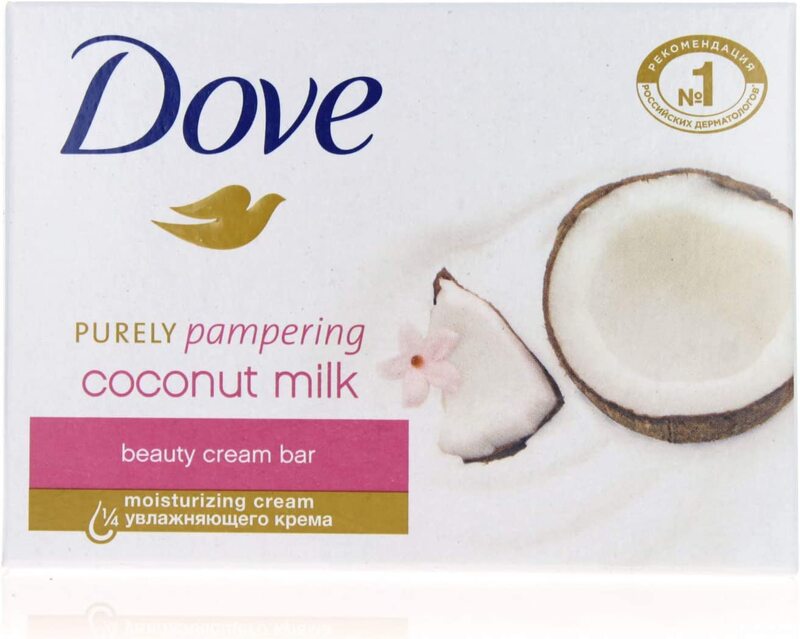 

Dove Purely Pampering Coconut Milk Bar Soap, 3 x 135g