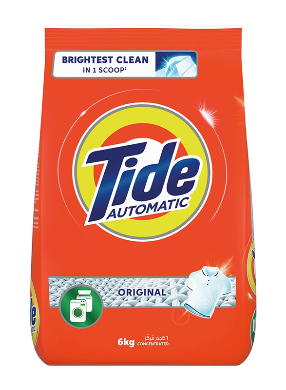 

Tide Original Scent Automatic Powder Laundry Detergent, 6Kg