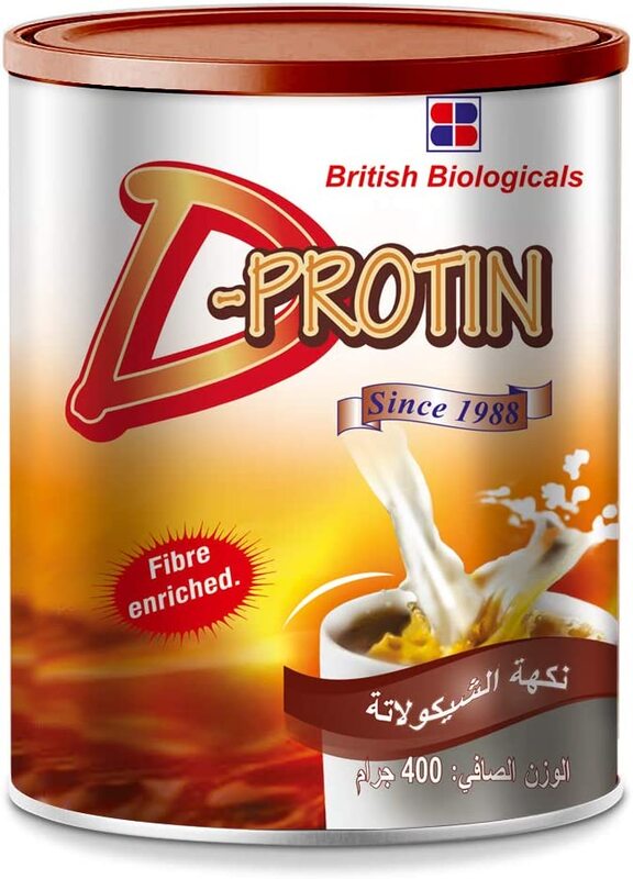 

British Biologicals D-Protin Chocolate Flavour Healthy and Tasty Supplement, 400gm