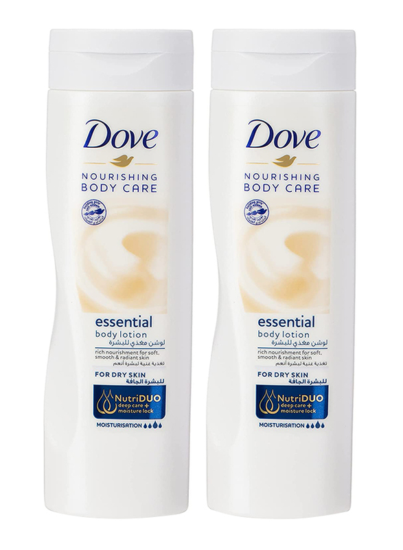 

Dove Essential Nourishment Body Lotion, 2 Pieces x 250ml