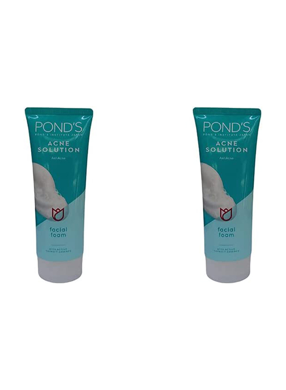 

Pond's Facial Acne Solution Foam, 2 Piece x 100g