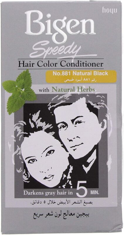 

Bigen Speedy Hair Color Conditioner No. 881Natural Black, 150gm