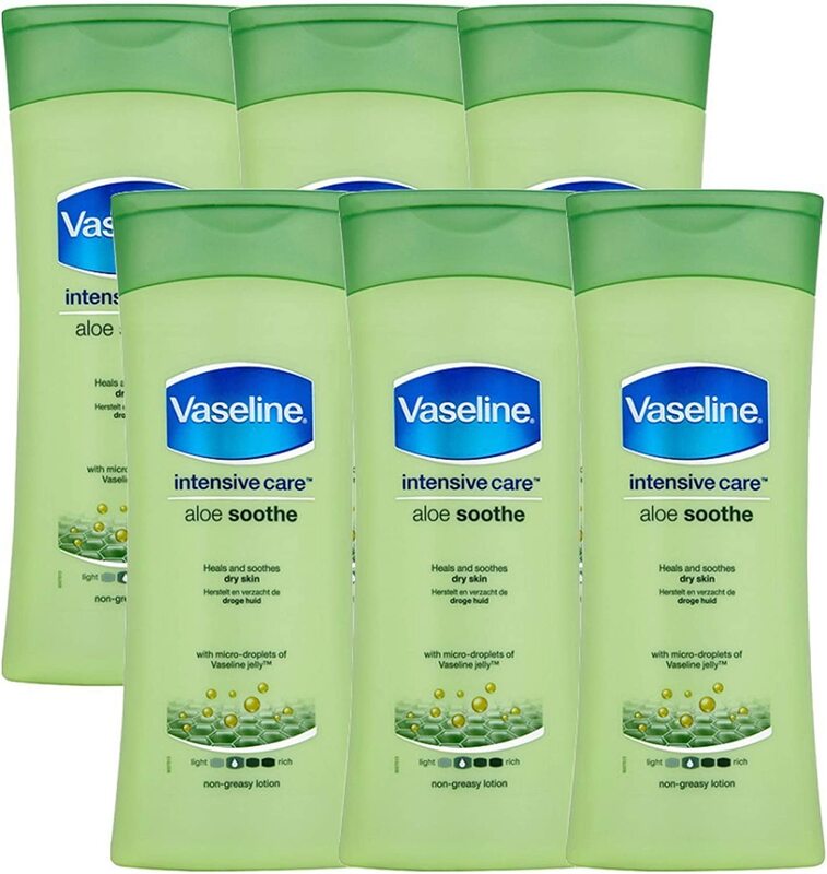 

Vaseline Intensive Care Aloe Soothe Body Lotion, 400ml, 6 Pieces