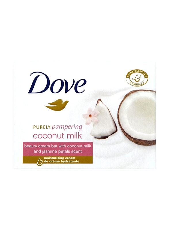 

Dove Purely Pampering Coconut Milk with Jasmine Petals Scent Beauty Bar Soap, 12 x 100g