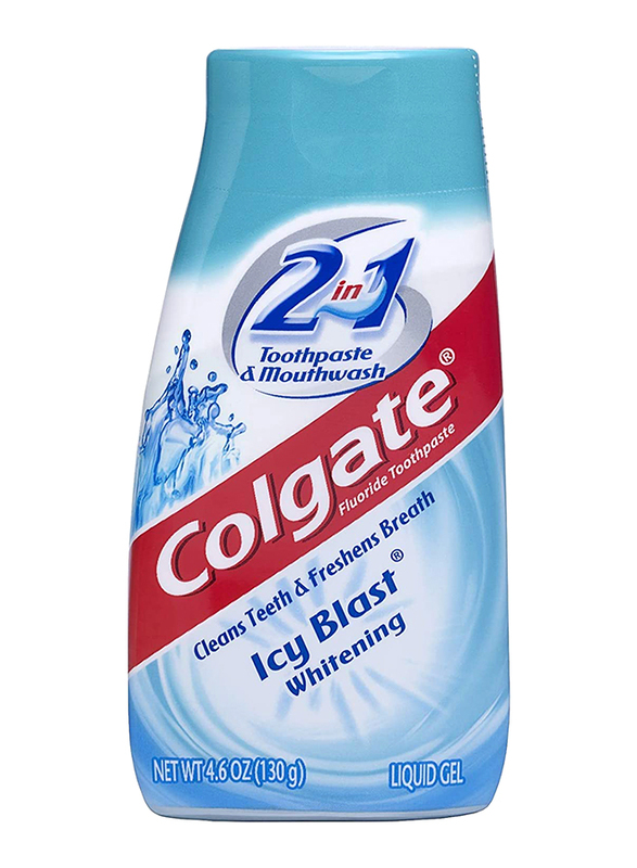 

Colgate 2-in-1 Toothpaste and Mouthwash Whitening Icy Blast Set, 1 x 4.60 oz