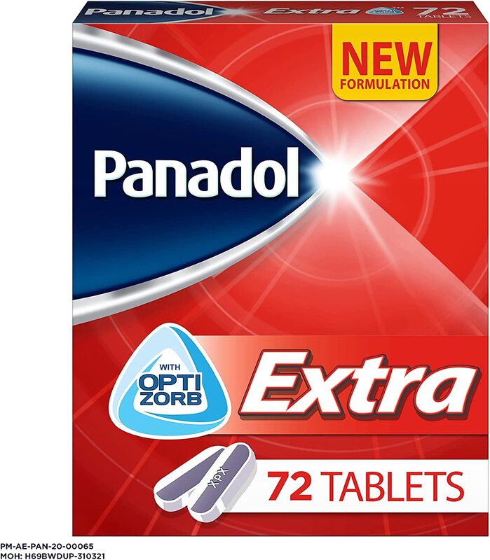 

Panadol Extra with Optizorb for Fast Pain Relief, 72 Tablets