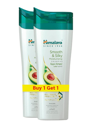 Himalaya Smooth & Silky Moisturizing Shampoo, 2 Pieces x 400ml