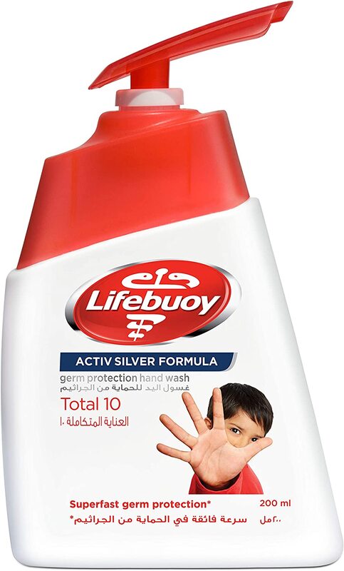 

Lifebuoy Total 10 Anti-Bacterial Hand Wash, 200ml