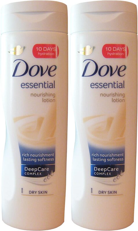 

Dove Essential Nourishment Body Lotion for Dry Skin, 250ml, 2 Pieces