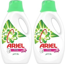 Ariel Touch of Downy Freshness Automatic Liquid Detergent, 2 x 2 Liters