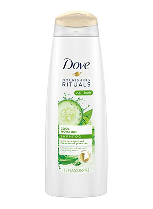 

Dove Cool Moisture Shampoo with Cucumber & Green Tea, 3 Pieces x 12 oz