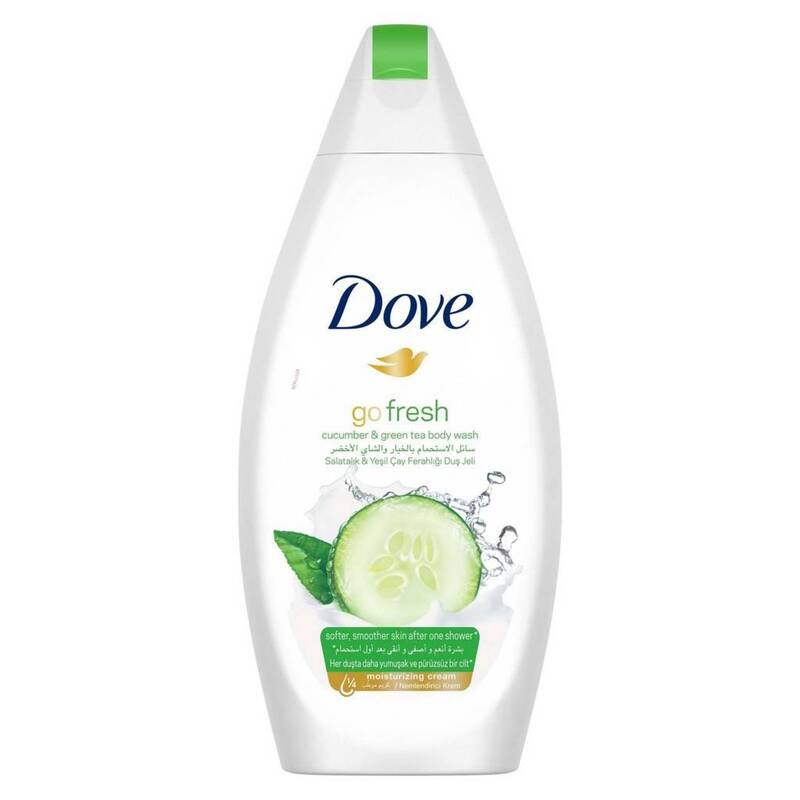 

Dove Go Freash Cucumber & Green Tea Body Wash, 500ml, 6 Pieces