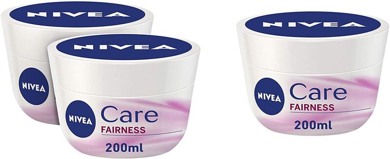 

Nivea Care Fairness Crme Jar, 200ml, 3 Pieces