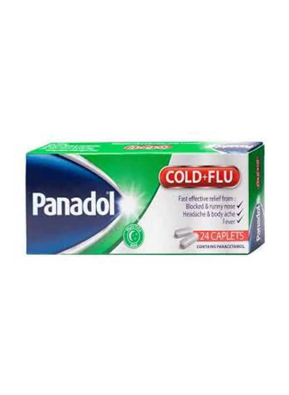 

Panadol Green Cold & Flu Relief, 24 Caplets