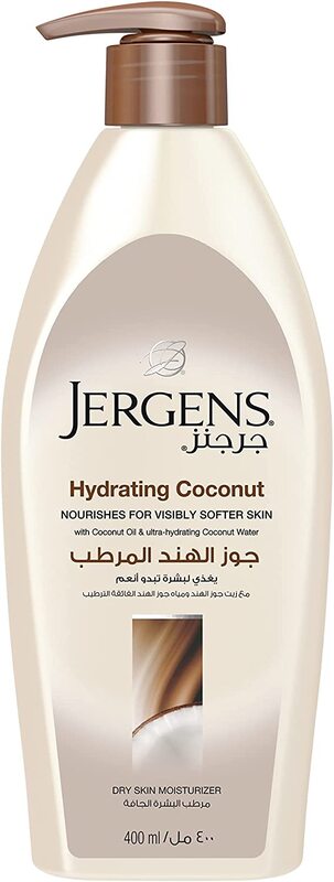 

Jergens Hydrating Coconut Dry Skin Moisturizer, 400ml