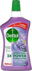 Dettol Lavender Anti-Bacterial Power Floor Cleaner with 3 Times Powerful Cleaning, 900ml